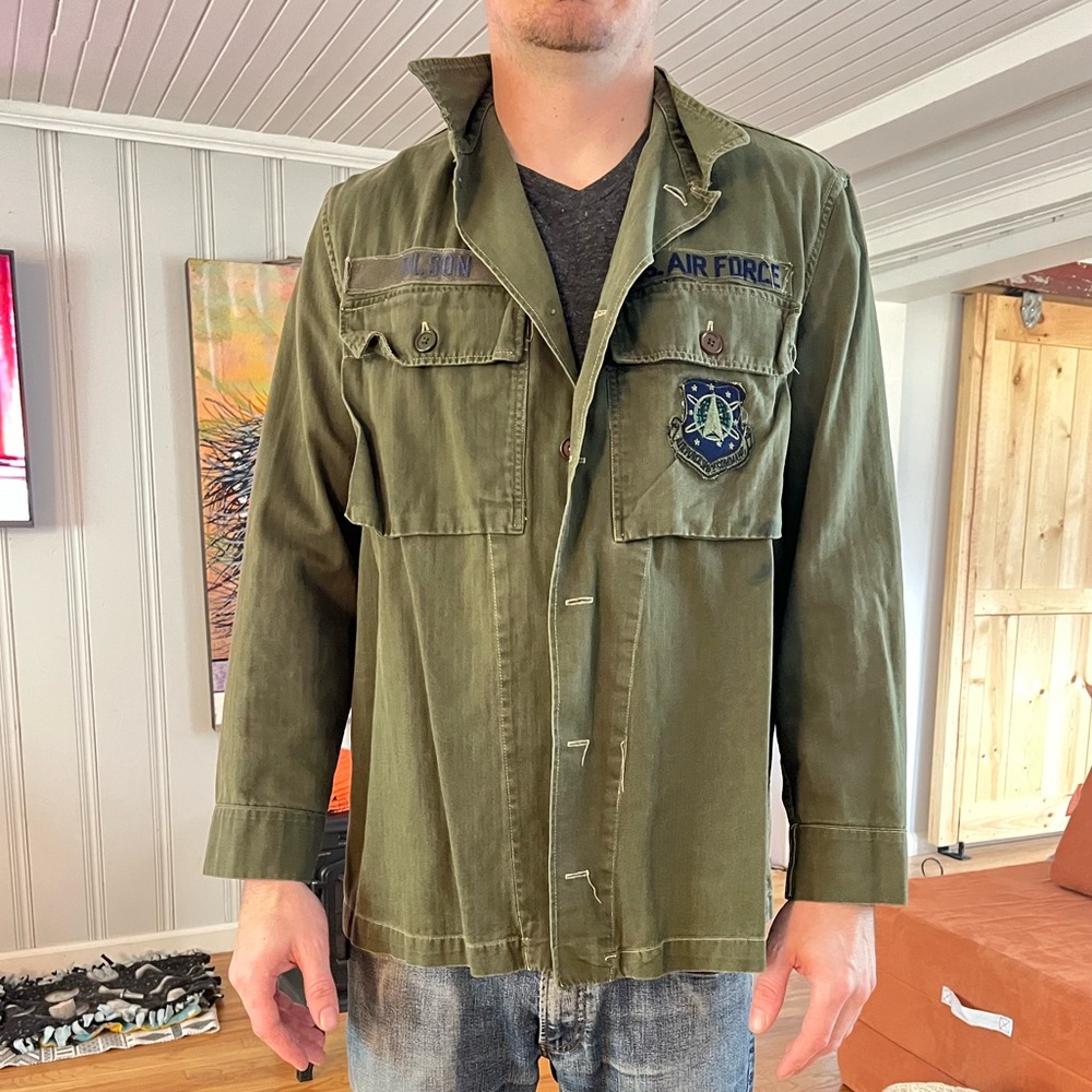 Vintage Air Force Military Green Men’s Jacket